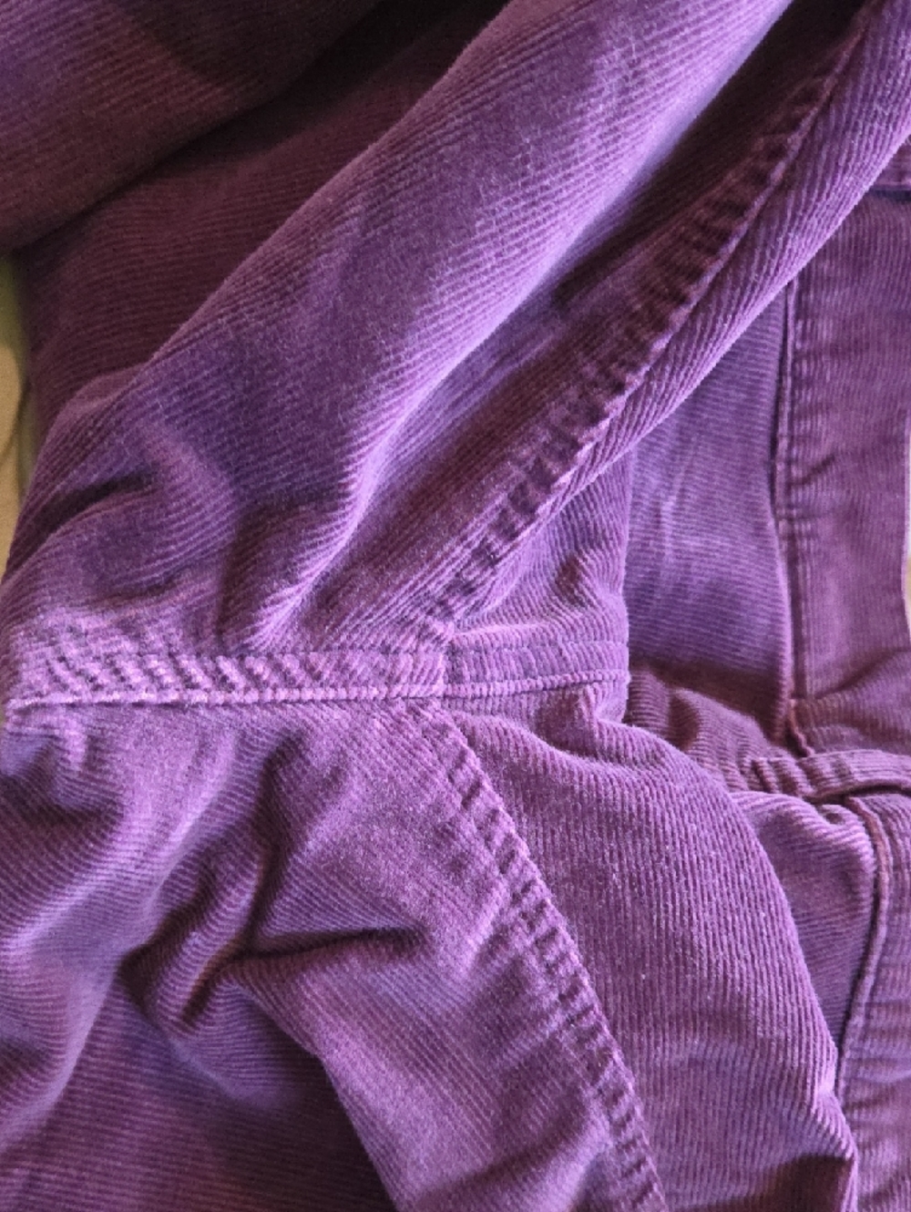 Eddie Bauer Purple Corduroy Pants - Natural Fit - Picture 4 of 6